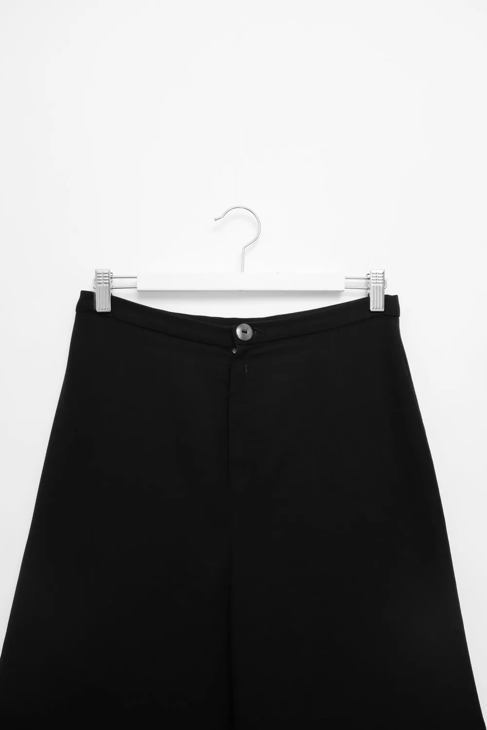 0060_VINTAGE 1960 BLACK WIDE LEG PANTS