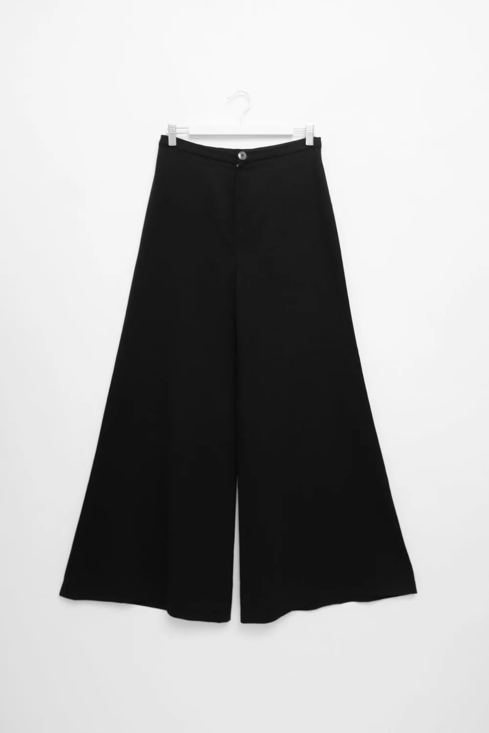 0060_VINTAGE 1960 BLACK WIDE LEG PANTS