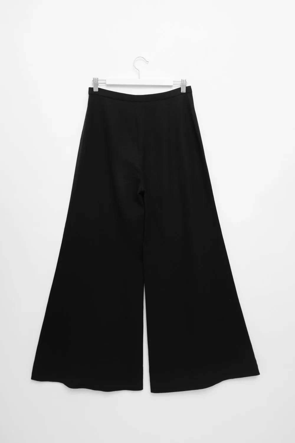0060_VINTAGE 1960 BLACK WIDE LEG PANTS