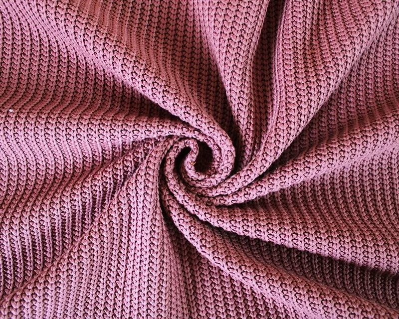 1.58M CAMEL REMNANT CHUNKY CABLE JUMPER KNIT FABRIC