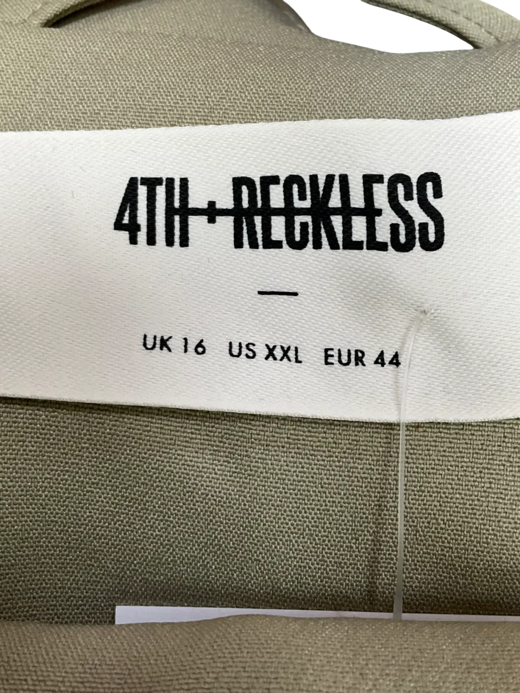 4th & Reckless Green 2-piece Cropped Blazer (UK 16) And Wide Leg Trouser suit UK 20