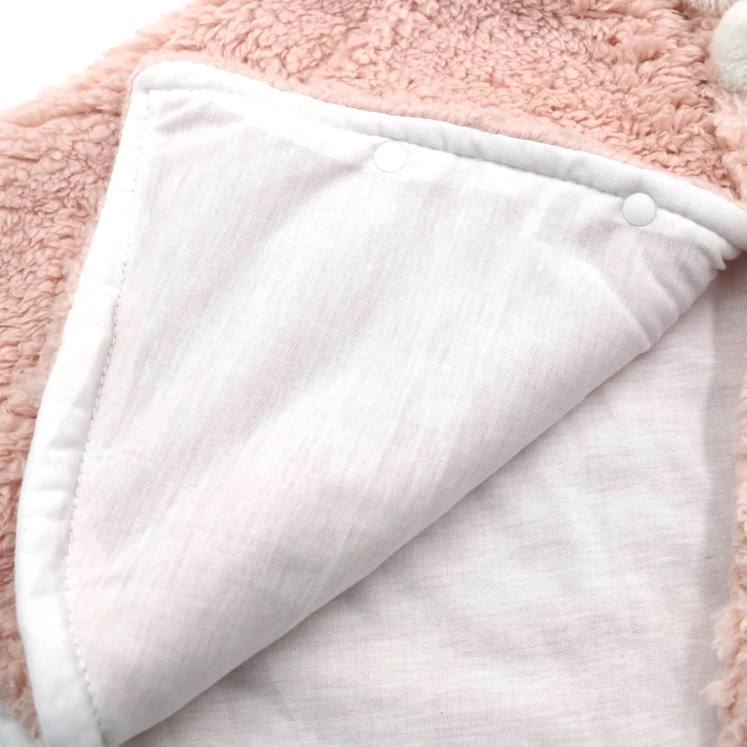 Baby Toddler Hooded Poncho Cape Cloak, Winter Faux Fur Jacket Children's Cover Cloak Car Seat Coat