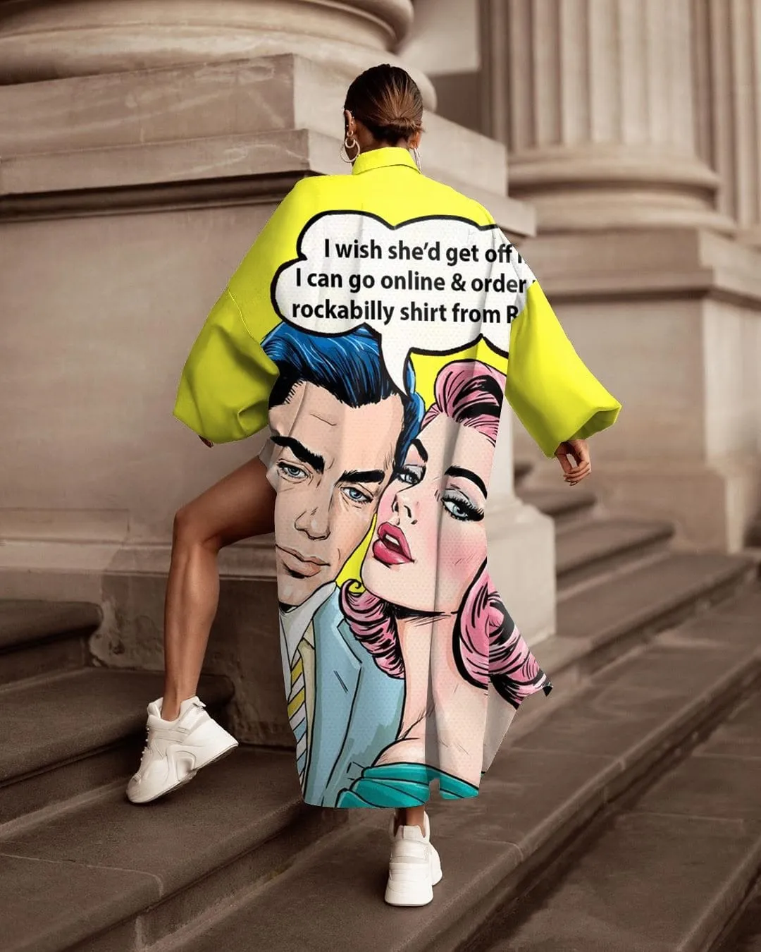 Cartoon Print Y2K Tracksuit