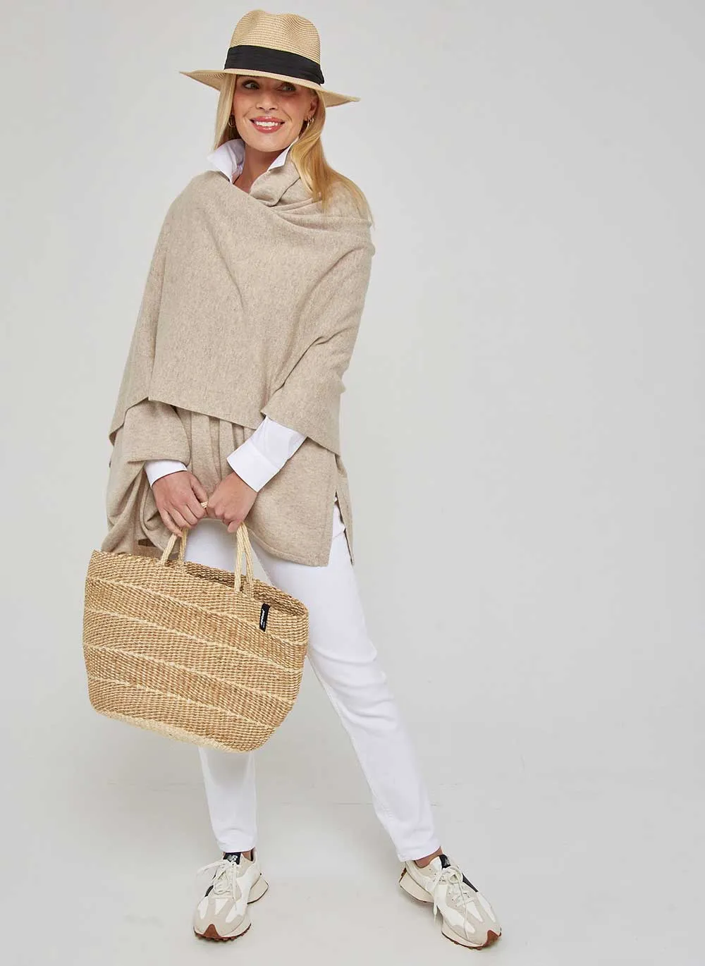 Cashmere Travel Wrap - Chinchilla