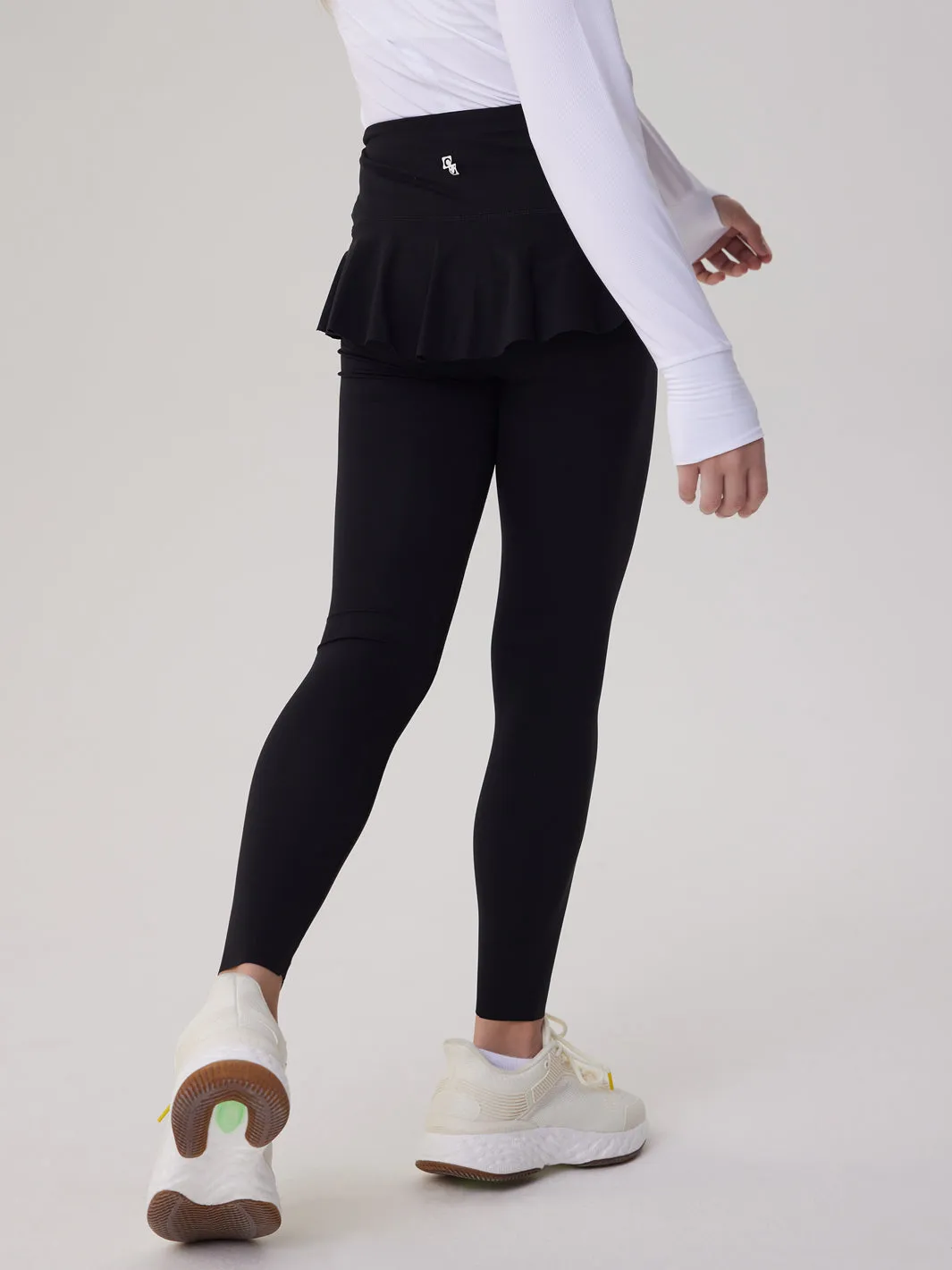 High-Waist  Ruffle Skirt Leggings