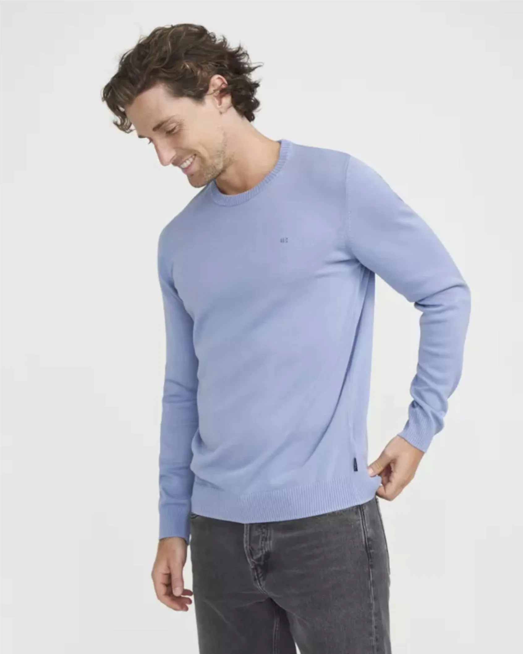 Holebrook Holger Crew Stonewash Blue