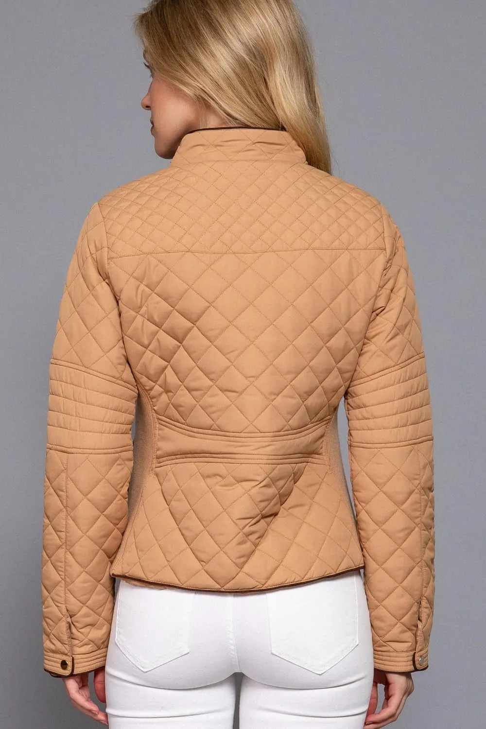 NE PEOPLE Womens Lightweight Quilted Zip Jacket (S-3XL)