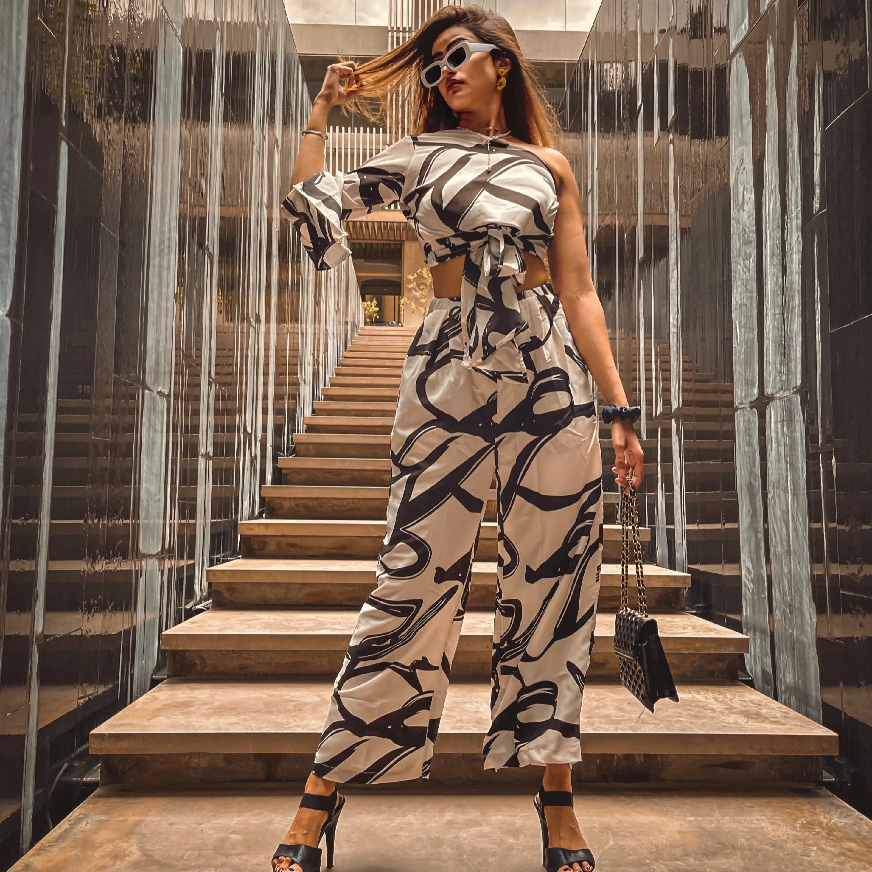 Paris Skew Collar Coord Set