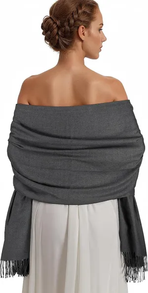 Pashmina Shawl Wraps for Women Large Winter Scarf Soft Shawls and Wraps for Evening Dresses Shawl for Wedding