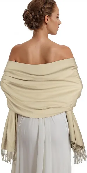 Pashmina Shawl Wraps for Women Large Winter Scarf Soft Shawls and Wraps for Evening Dresses Shawl for Wedding