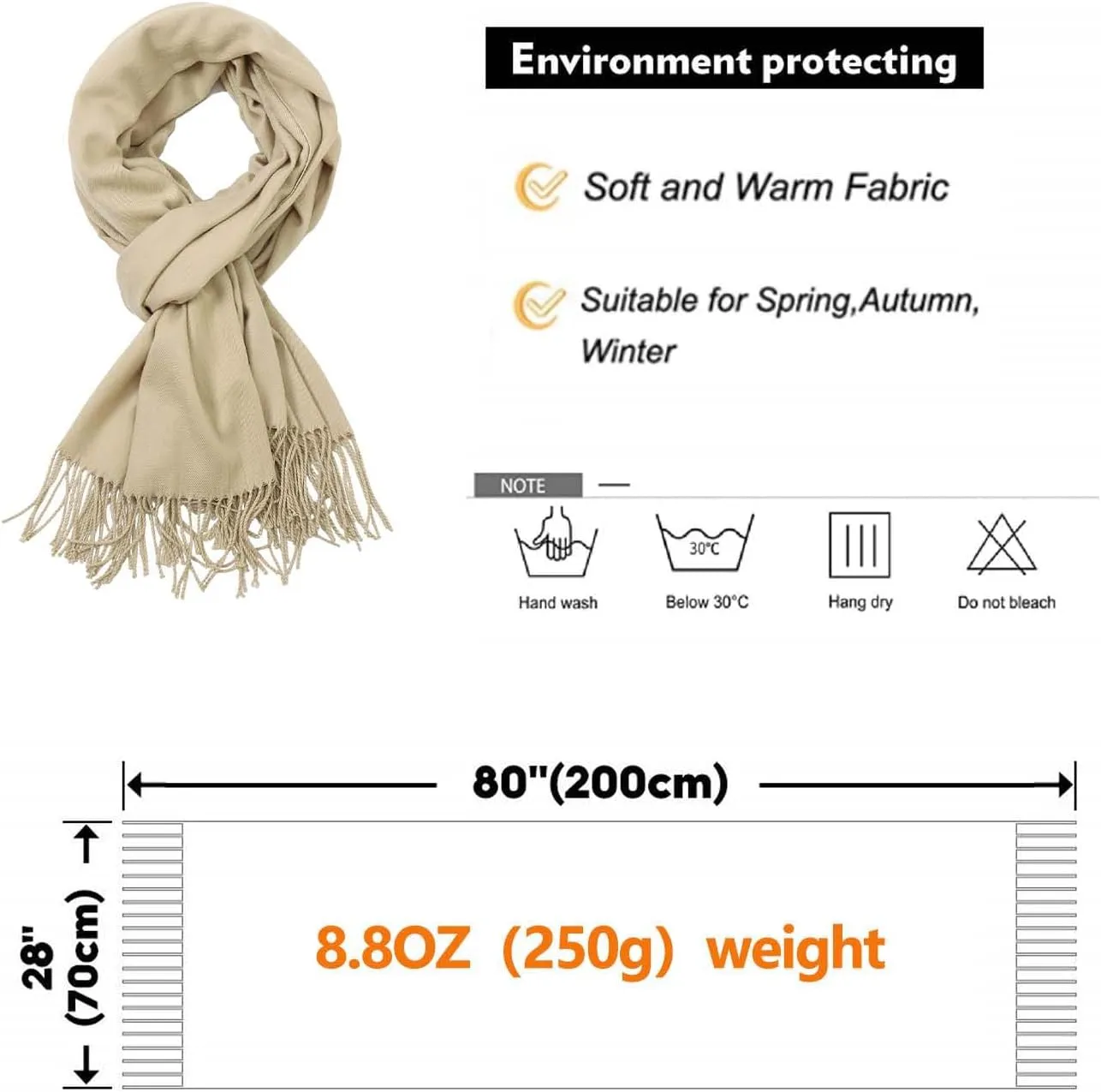 Pashmina Shawl Wraps for Women Large Winter Scarf Soft Shawls and Wraps for Evening Dresses Shawl for Wedding