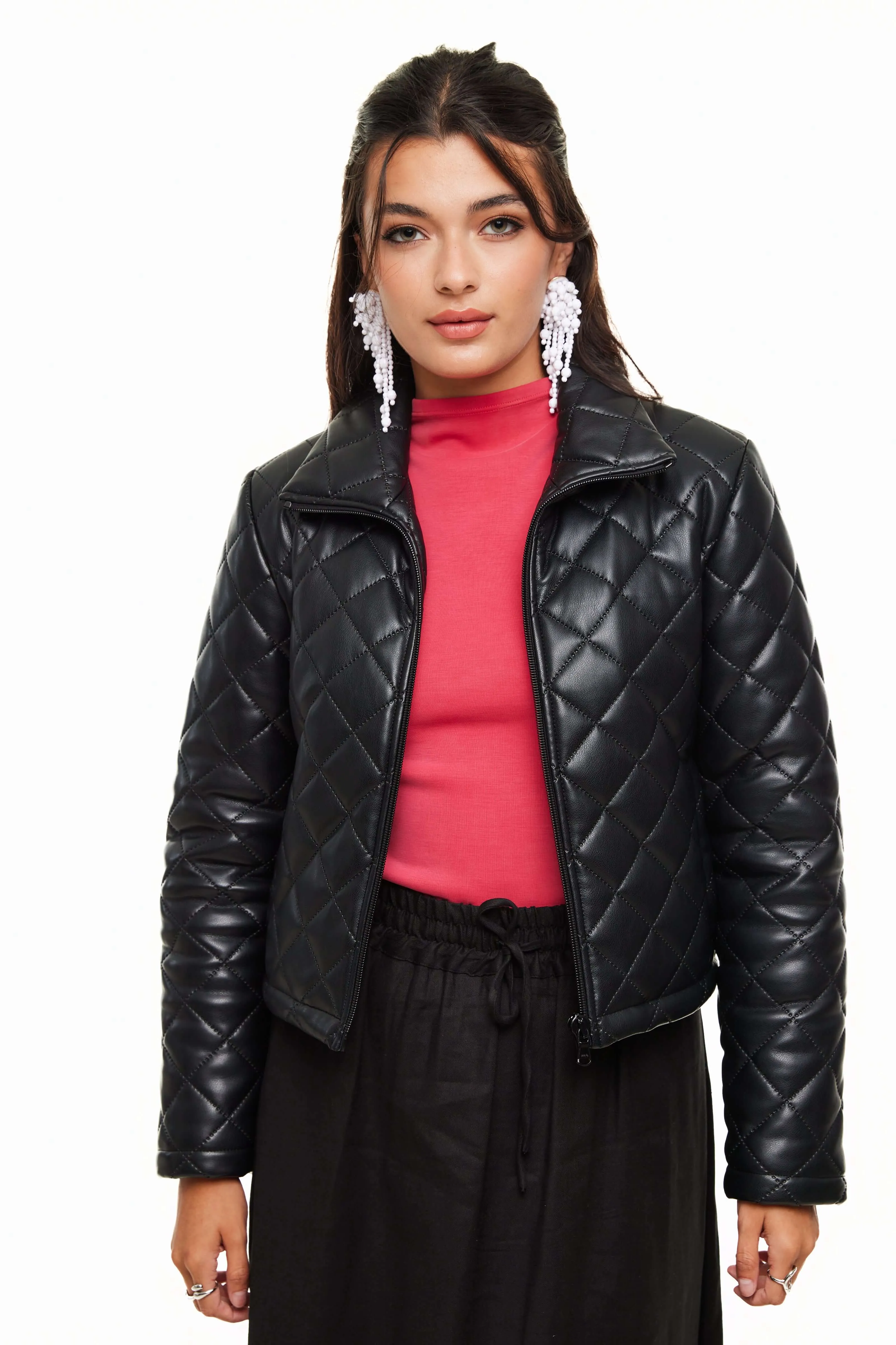 QUILTED LEATHER JACKET