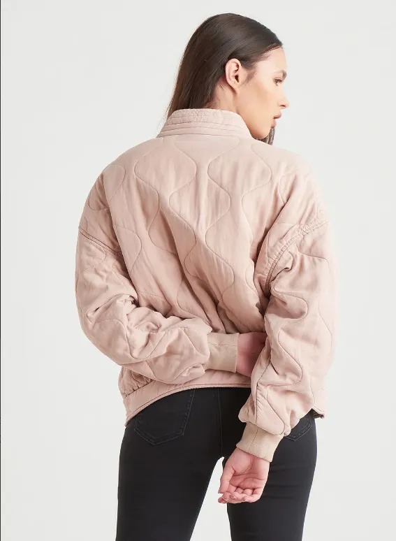 Quilted Tencel Jacket