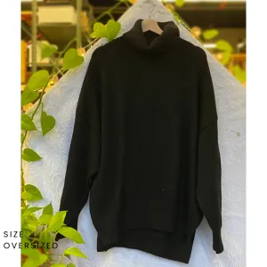 slouchy oversized turtleneck - 14/16
