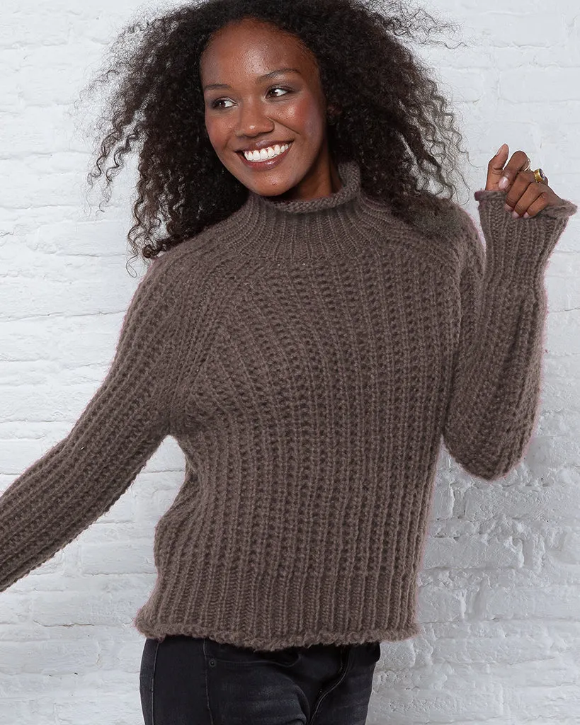 Tara Rails T Neck Sweater